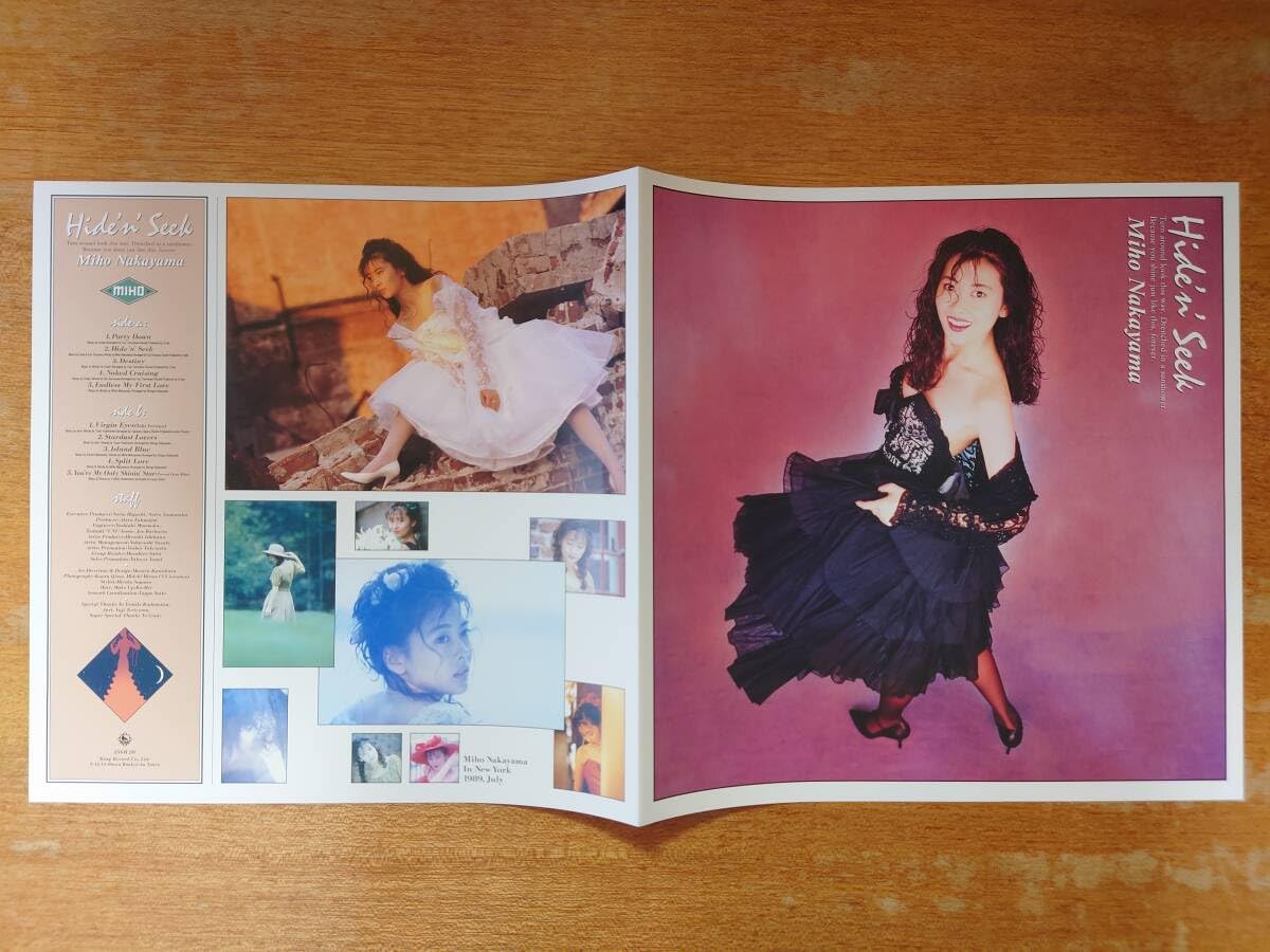 Amazon.co.jp: 中山美穂Hide'n' Seek美盤美ジャケ1989年